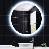 Kulaté zrcadlo REA 60 cm - s LED podsvícením