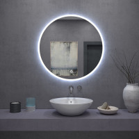 Kulaté zrcadlo REA 50 cm - s LED podsvícením