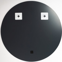Kulaté zrcadlo LOFT 50 cm - bezrámové