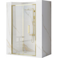Sprchové dveře Rea RAPID Fold 100 cm - zlaté