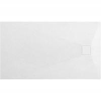 Sprchová SMC vanička REA MAGNUM 80x120 cm - imitace kamene - bílá