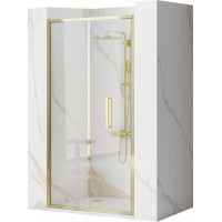 Sprchové dveře Rea RAPID Fold 90 cm - zlaté