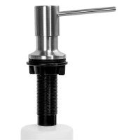 Kulatý dávkovač REA 300 ml k zabudování do dřezu - inox (broušený nikl)