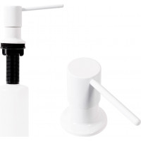 Kulatý dávkovač REA 300 ml k zabudování do dřezu - bílý