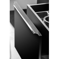 Deska na skříňku pod umyvadlo SANTANO BLACK 120 cm - černá matná