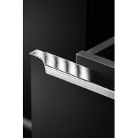 Deska na skříňku pod umyvadlo SANTANO BLACK 160 cm - černá matná