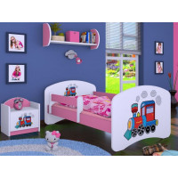Dětská postel bez šuplíku 200x90 cm SUPER LOKOMOTIVA