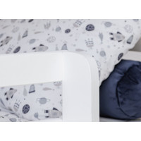 Dětská třípatrová postel TEDDY - 200x90 cm - přírodní