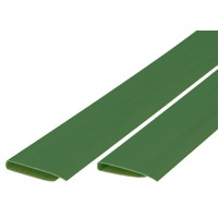 Ukončovací lišta na clonu na plot - imitace bambusu - 100 cm - zelená