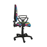 Dětská otočná židle BRANDON - GRAFFITI color