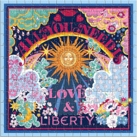 GALISON Čtvercové puzzle Liberty: Síla lásky 4x200 dílků
