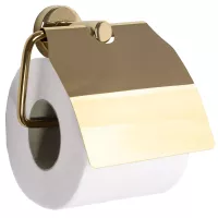 Držák toaletního papíru REA SHEET - kovový - zlatý