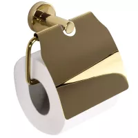 Držák toaletního papíru REA SHEET - kovový - zlatý