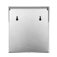 LED solární lampa s číslem domu - stříbrná