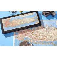 GALISON Panoramatické puzzle Mapa filmového New Yorku 1000 dílků