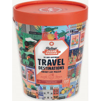 RIDLEY'S GAMES Puzzle Bucket List: 50 obdivuhodných turistických cílů 1000 dílků