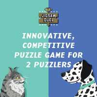 RIDLEY'S GAMES Puzzle Duel Domácí mazlíčci: Kočky vs psi 2x70 dílků