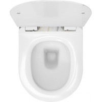 Závěsné WC Rea CARLOS RIMLESS - dekor kamene granit lesklý + Duroplast sedátko slim