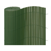 Clona na plot - imitace bambusu - 140x500 cm zelená