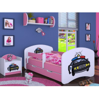 Dětská postel se šuplíkem 200x90 cm POLICIE
