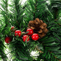 Dekorační vánoční girlanda 1m - šišky a plody