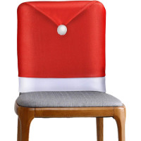 Návlek na židle Santova čepice - sada 6 kusů