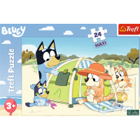 TREFL Puzzle Bluey a její skvělý den MAXI 24 dílků