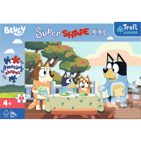 TREFL Puzzle Super Shape XXL Bluey a přátelé 60 dílků
