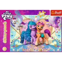 TREFL Třpytivé puzzle My Little Pony 100 dílků