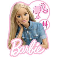 TREFL Wood Craft Junior puzzle Krásná Barbie 50 dílků
