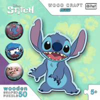 TREFL Wood Craft Junior puzzle Lilo & Stitch 50 dílků