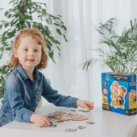 TREFL Wood Craft Junior puzzle Tlapková patrola 50 dílků