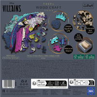 TREFL Wood Craft Origin puzzle Villains: Kujeme pikle 505 dílků