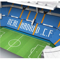 NANOSTAD 3D puzzle Stadion Santiago Bernabéu - FC Real Madrid MINI 47 dílků