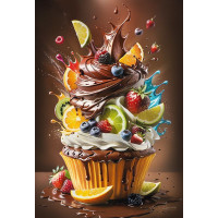 CHERRY PAZZI Puzzle Bláznivý dort 500 dílků