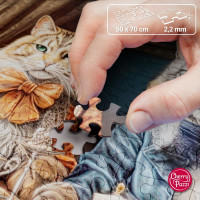 CHERRY PAZZI Puzzle Čajový dýchánek 1000 dílků
