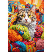 CHERRY PAZZI Puzzle Kočičí vrtochy 500 dílků