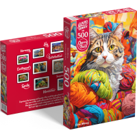 CHERRY PAZZI Puzzle Kočičí vrtochy 500 dílků