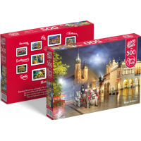 CHERRY PAZZI Puzzle Kouzelný Krakow 500 dílků