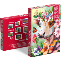 CHERRY PAZZI Puzzle Páni, kráva! 500 dílků