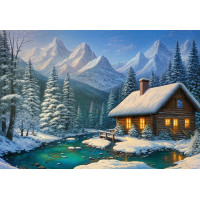 CHERRY PAZZI Puzzle Zimní šepot 500 dílků
