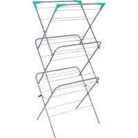 Sušák na prádlo ARAL - šedý/zelený