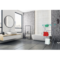 Sušák na prádlo ARAL - šedý/zelený