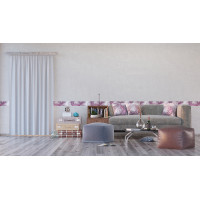 Dekorační polštář - Růžová abstrakce - 45x45 cm