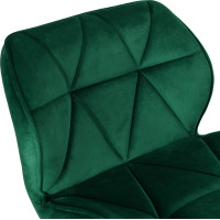 Barová židle GRAPPO VELVET - zelená
