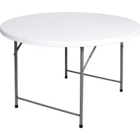 Cateringový kulatý stůl BRISTOL 120 cm - bílý