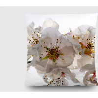 Dekorační polštář - Třešňové květy - 45x45 cm