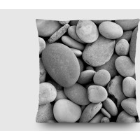 Dekorační polštář - Kameny na pláži - 45x45 cm