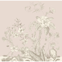 Dekorační polštář - Pastelové květy - 45x45 cm