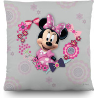 Dětský polštářek DISNEY - Minnie a Daisy v květinách 40x40 cm